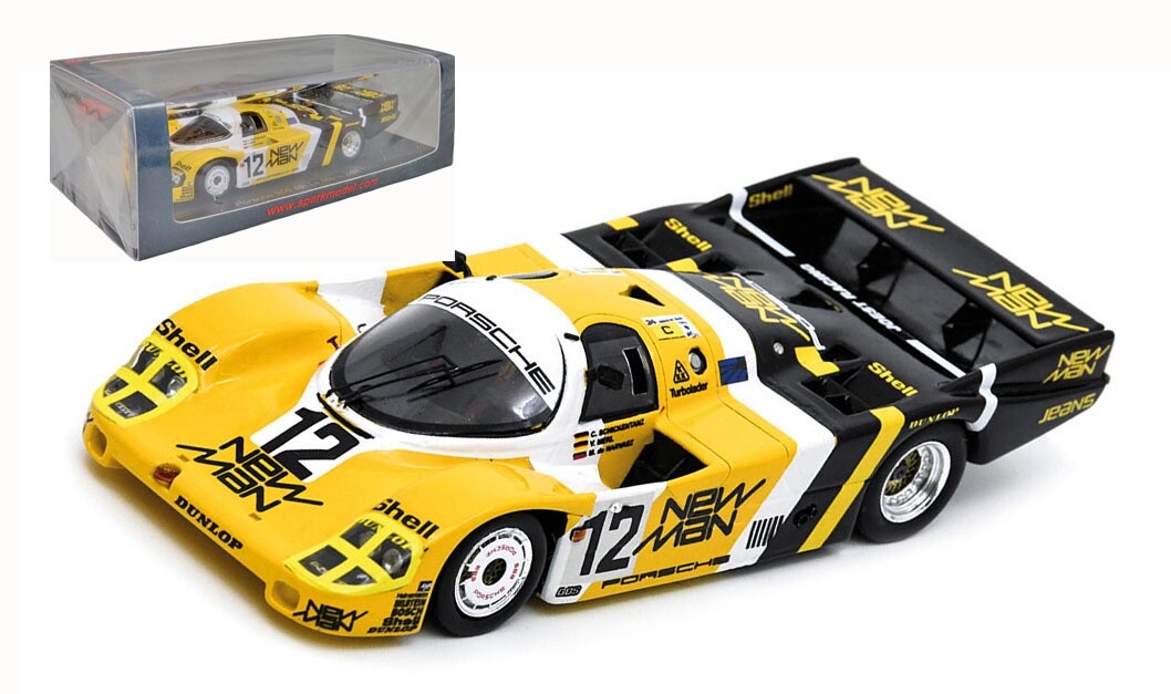 Spark S9850 Porsche 956 #12 'Sorga Joest Racing' 4th Le Mans 1983 - 1/43 Scale