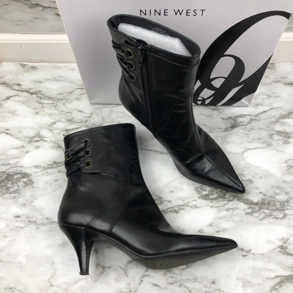 Nine west booties black 2025