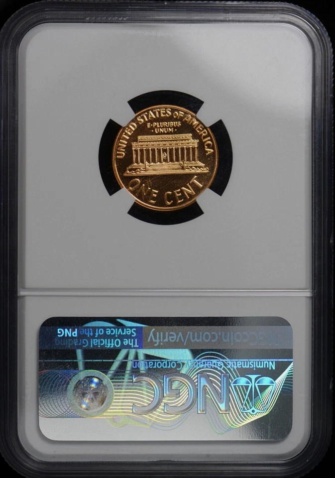 :1960 1C LINCOLN CENT SMALL DATE RARE NGC PF 69 RD RED LOW POP HIGHEST GRADES  - Image 2 of 2