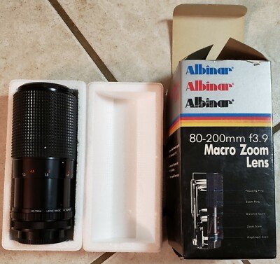 ALBINAR ADG MACRO FOCUS ZOOM LENS - 80 - 200mm F.3.9 - MULTI-COATED