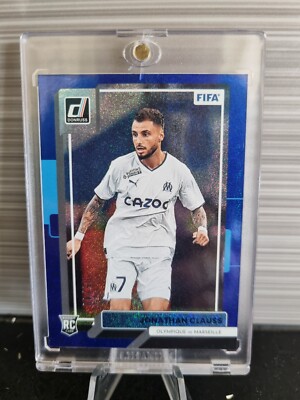 2022-23 Donruss Optic FIFA Soccer Blue #90 Jonathan Clauss # /49 X 1