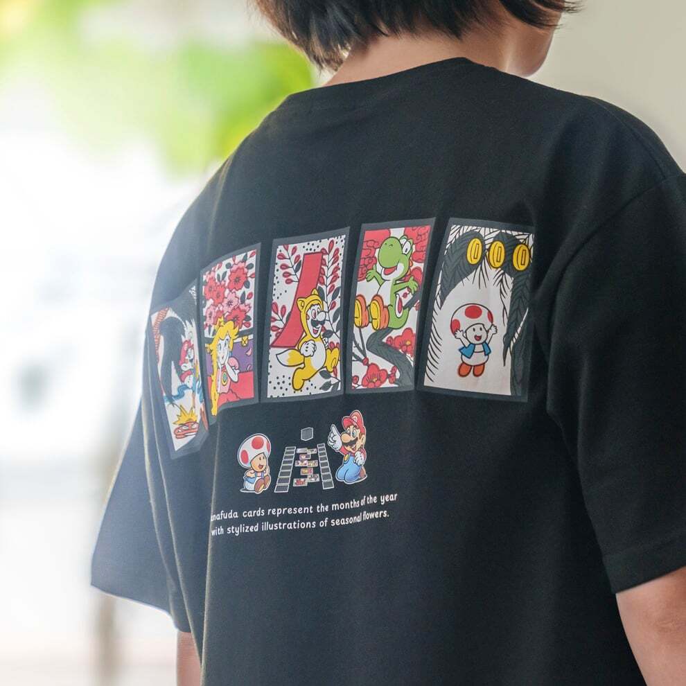 Nintendo store Tokyo official Mario Hanafuda T-shirts Gift NEW