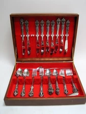 52 Piece United Silver Co Stainless Acadia Flatware 8 Place Setting
