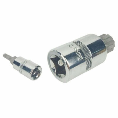 10PC XZN Triple Square 12 Point Spline Bit socket Set 4MM - 18MM