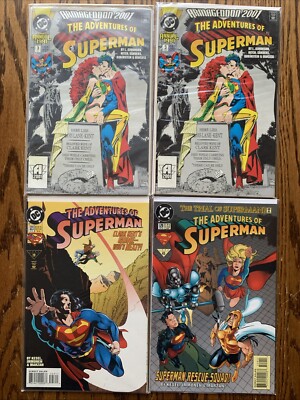 Adventures of Superman Annual #3 (DC Comics October 1991)/#523,#529. 4 Book Lot