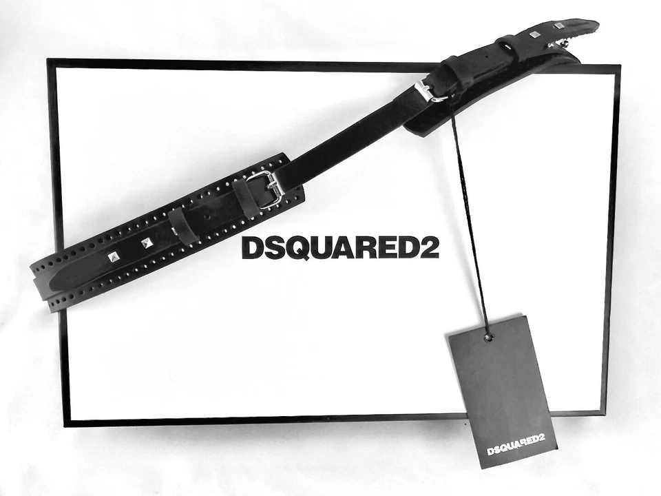 DSQUARED2 - Collezione Privata: Cintura in Pelle nera - Immagine 3 di 4