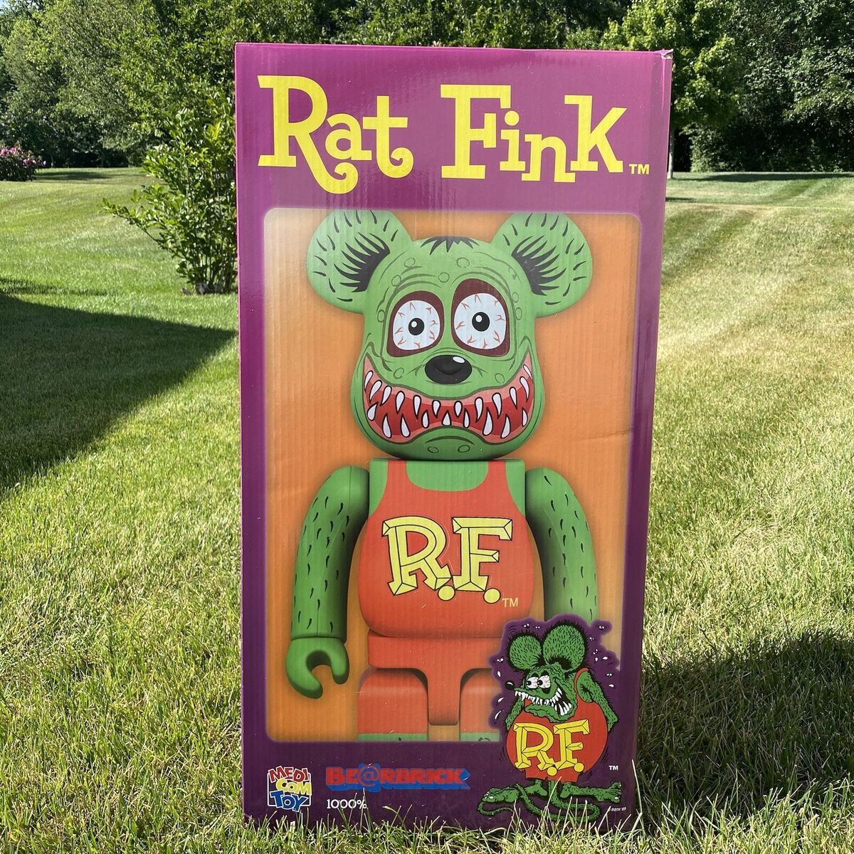 PRICE REDUCED **Medicom BE@RBRICK Rat Fink 1000% Bearbrick PRICE REDUCED **Medicom BE@RBRICK Rat Fink 1000% Bearbrick