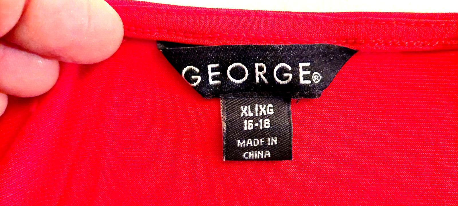 Lot of 2-George Women's 3/4 Sleeve V-Neck Polyest… - image 14