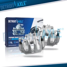 Pair Front Brake Calipers w/Brackets for 2003-2007 2009 2010 2011 Nissan Murano