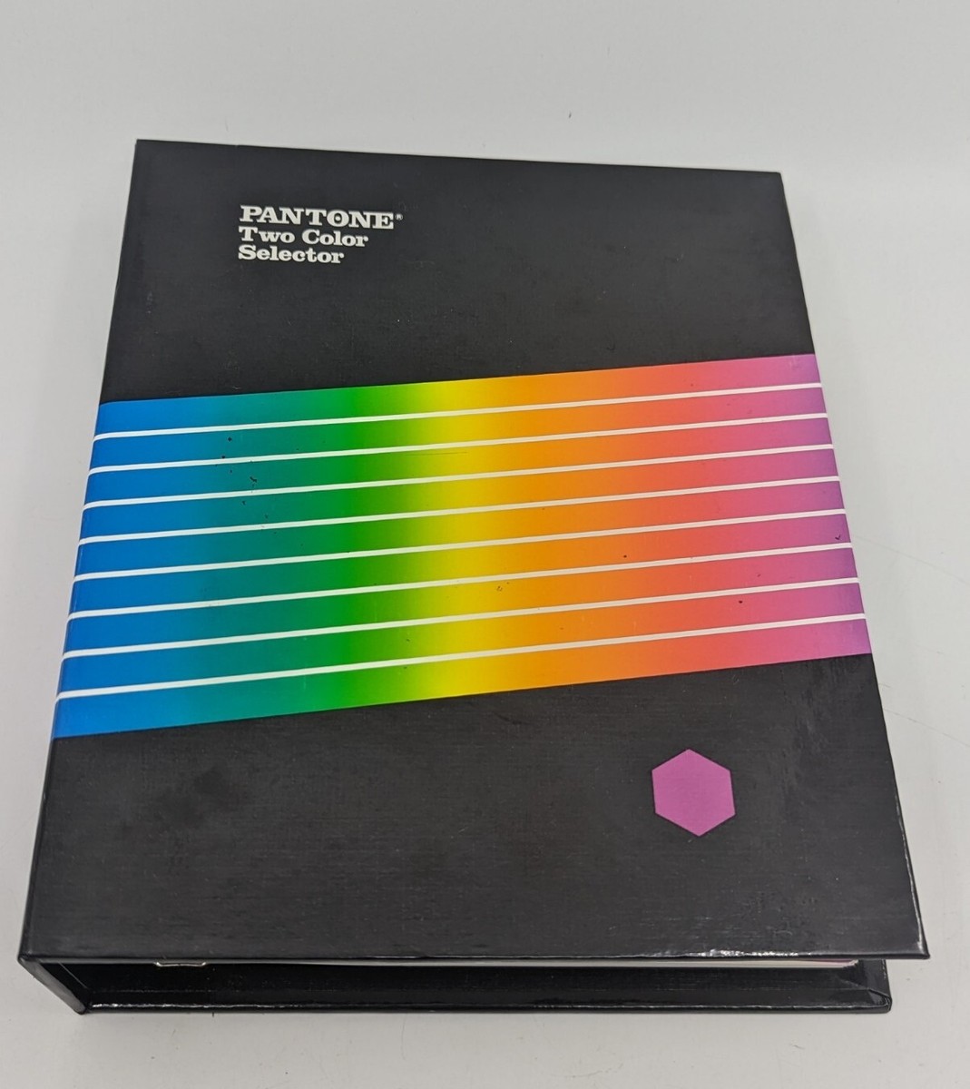 1985 Pantone Two Color Selector w/ 71 Coated & 71 Uncoated Pages
