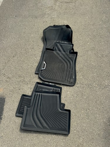 BMW OEM all weather floor mats I4 BLACK | eBay