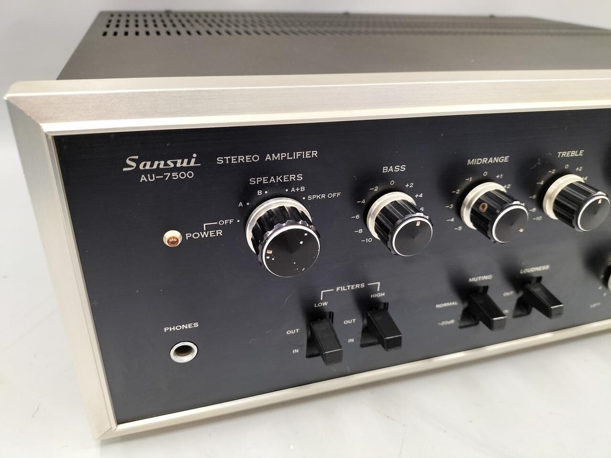 ampサンスイ　AU-7500 Vintage Gear Review: The Sansui AU 7500 Integrated Amplifier