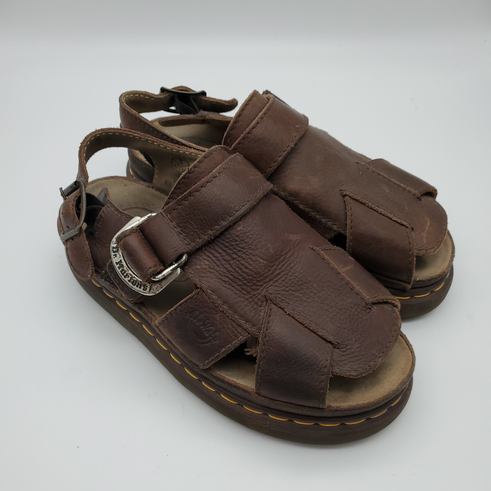 Dr Martens Fisherman Sandals Mens 10 Dark Brown 8620… Gem