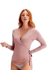 Pretty Polly Casual Comfort Wrap Top