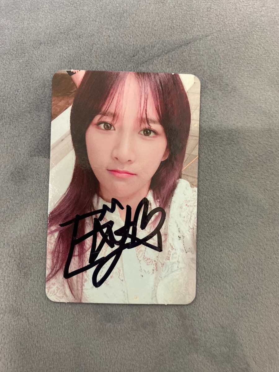 wjsn cosmic girls secret 비밀이야 broadcasting broadcast signed