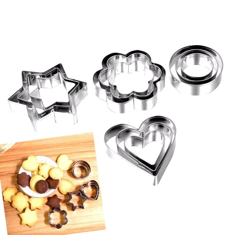 Metal 2024 fondant cutters