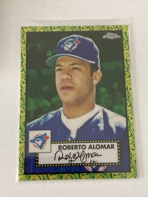 2021 Topps Chrome Platinum Anniversary /99 Roberto Alomar #624 HOF