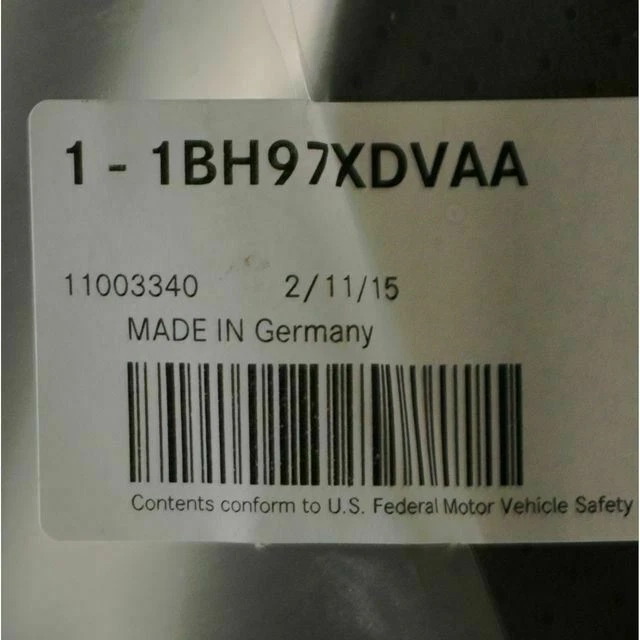 Funda de cojín de asiento izquierda genuina Mopar 2005-2008 Chrysler Crossfire 1BH97XDVAA Foto 2 de 4