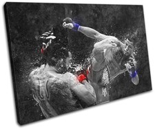 Anthony Pettis UFC MMA Grunge Sports SINGLE CANVAS WALL ART Picture Print