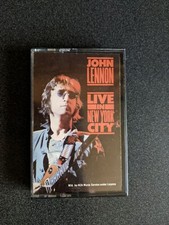 JOHN LENNON Cassette Sealed LIVE IN NEW YORK CITY . PreOwned. Good Condition.