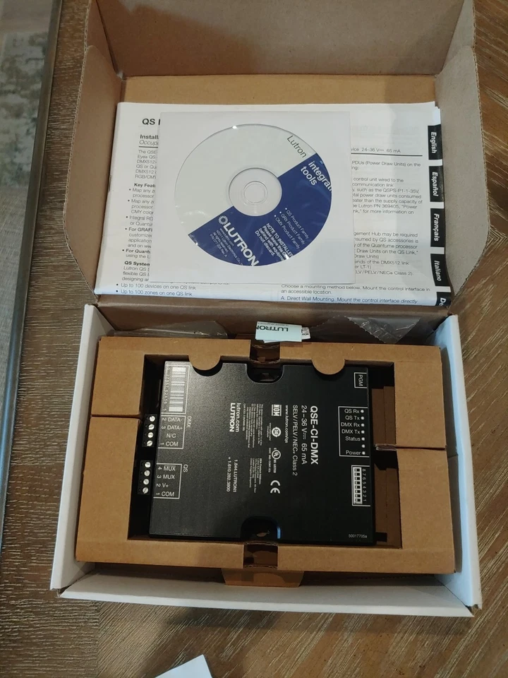 LUTRON QSE-CI-DMX Control Interface GRAFIK Eye® Systems - PELV/SELV/NEC Class 2 - Image 3 of 3