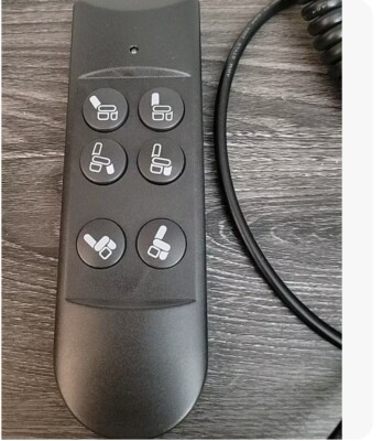 Okin Limoss 6 Button, 5 Pin Remote Hand Control For Power Recliner Or Lift Chair