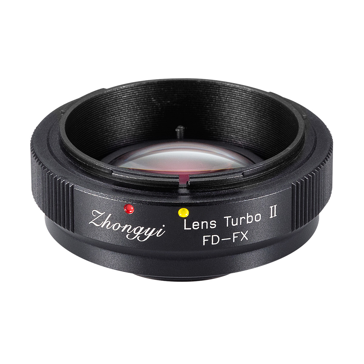 Lens Turbo II adapter for Canon FD mount lens to FUJIFILM XPro2 XH1 XT3 XT20 T1