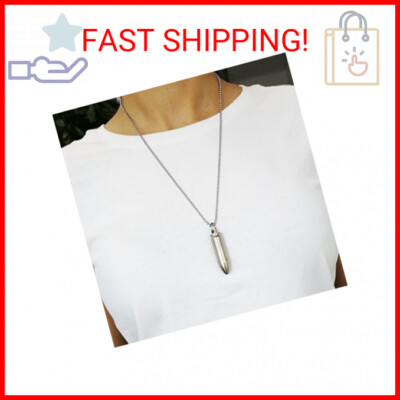 Small Pill Box Titanium Pill Fob Necklace Bullet Nitro Mini