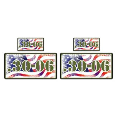 30-06 Ammo Box Set, Vinyl Decal Sticker, 2@ 1