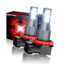 For Toyota RAV4 2016 2017 2018 2X H11 H8 LED Fog Light Bulbs 6000K White Lamp