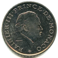 Monaco 2 francs Rainier III 1982 n°8042