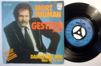 7'' - Mort Schuman - Gestern - Damals im Mai - Philips -