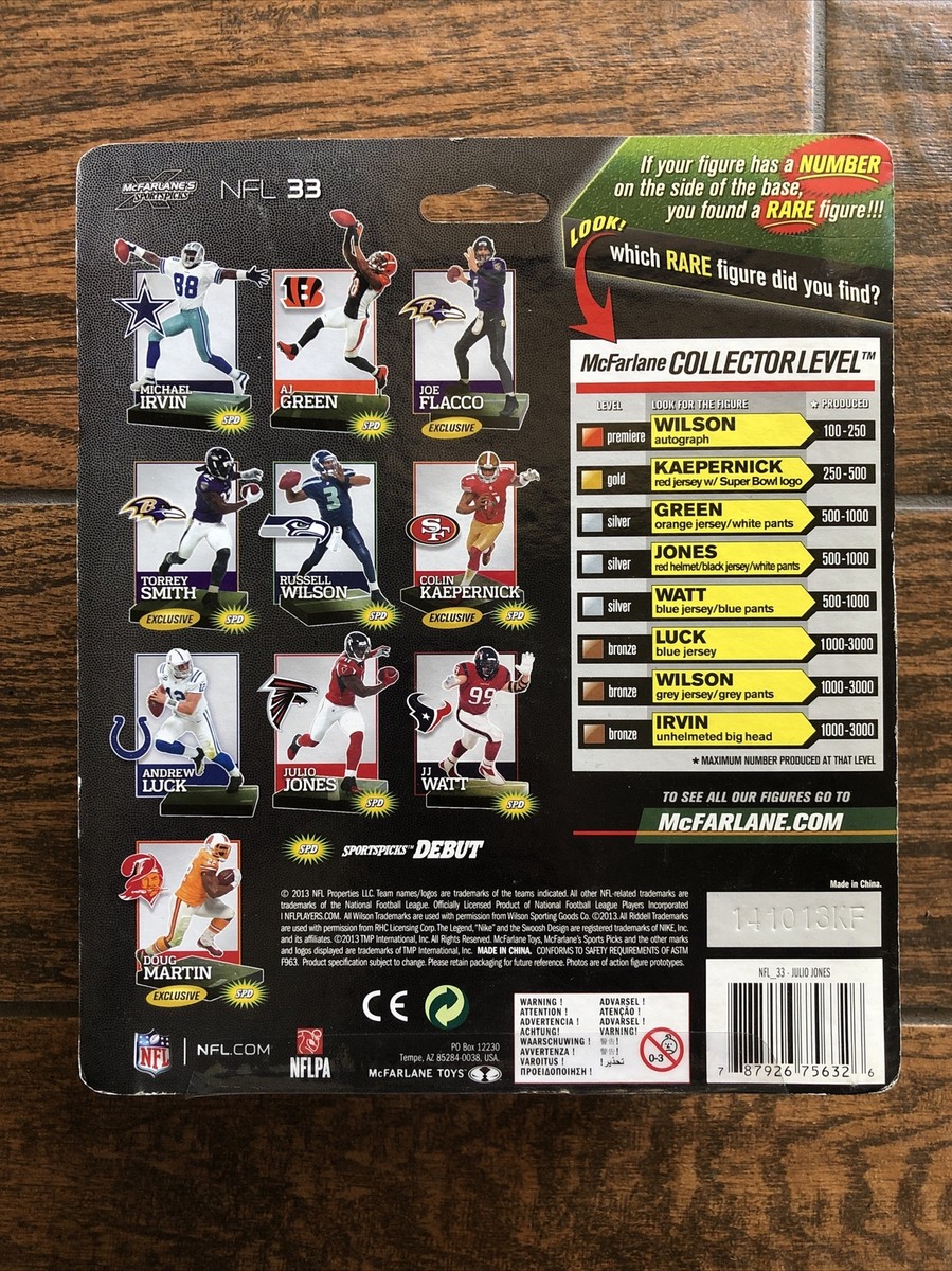 MCFARLANE NFL33 JULIO JONES ATLANTA FALCONS WR DEBUT FIGURE | eBay