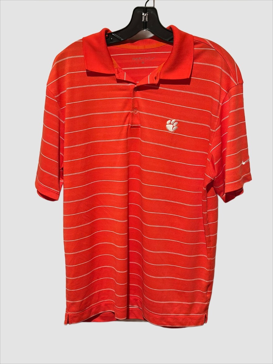 clemson nike golf polo