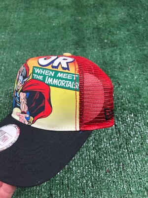 New Era x Marvel Thor 59Fifty Sz 7 1/2 SnapBack Trucker Hat | eBay