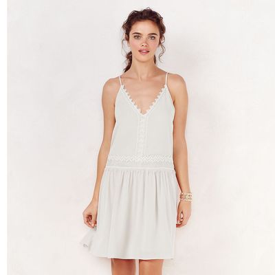 LC Lauren Conrad Women's Drop Waist Bright White Lace Trim Shift Dress XXL - NWT | eBay LC Lauren Conrad Women's Drop Waist Bright White Lace Trim Shift Dress XXL - NWT | eBay