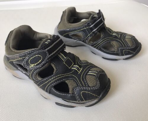 Stride Rite Baby Jungen Schuhe Sandalen 10 M Gus Leder grün waschbar  - Bild 1 von 9