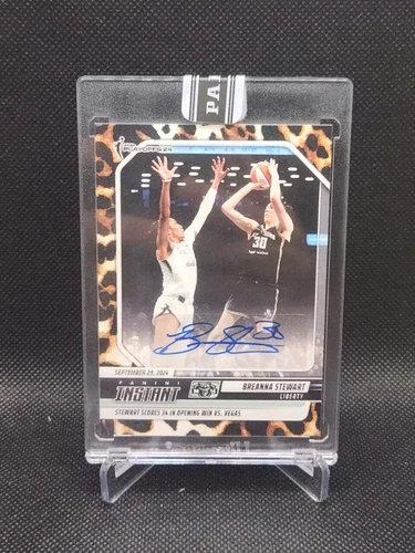 2024 Panini Instant WNBA #240 Breanna Stewart Jaguar Auto /10 Liberty