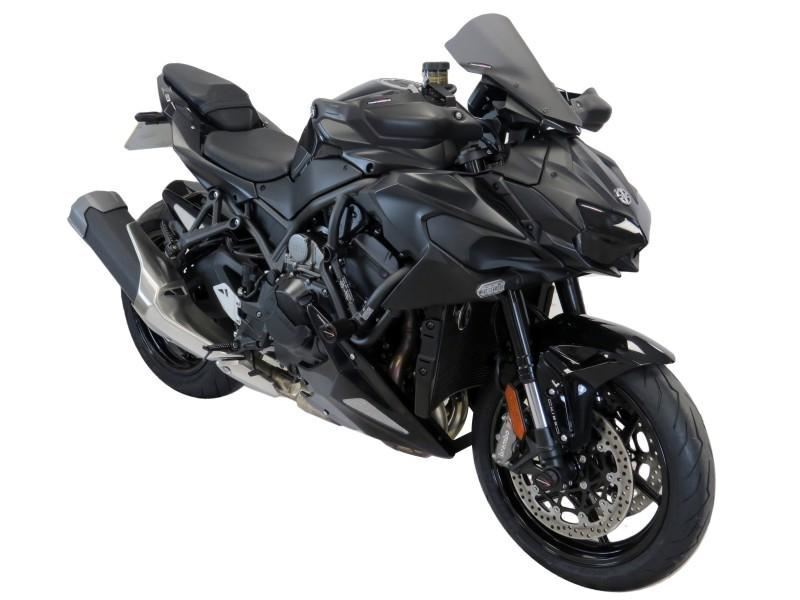 Kawasaki ZH2 2020-2025 Belly Pan Matt Black & Silver Mesh by