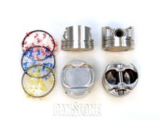 Upgraded Piston+Rings(.25mm) for 96-00 1.6L Civic EX HX Del Sol Si VTEC D16Y5/8 