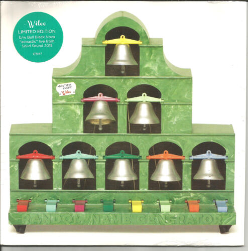Jeff Tweedy WILCO Random name BULL LIVE LIMITED GREEN 7 INCH vinyl Uncle tupelo