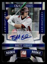 2010 Donruss Elite Extra Edition #144 Brett Eibner Signature Aspirations #/100