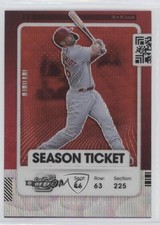 2021 Panini Contenders Season Ticket Optic Red Wave Prizm Paul Goldschmidt 1c7