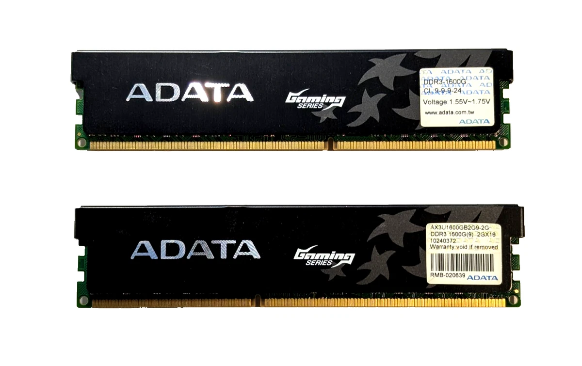 ADATA PC3-12800 (DDR3-1600) 2 GB Computer RAM 240 for sale | eBay