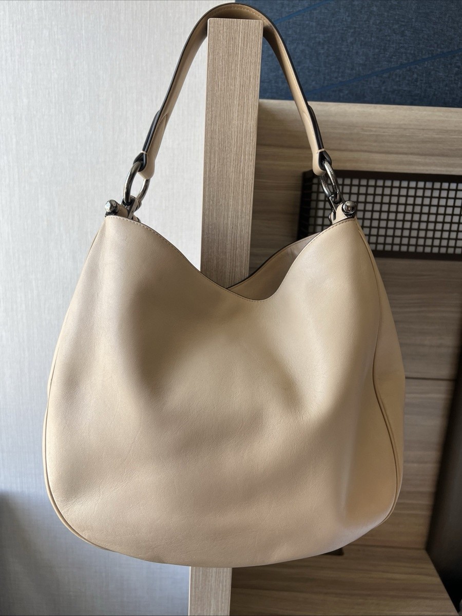 Coach Nomad Leather Satchel Bag 2way Tan Coach Small Nomad Satchel 