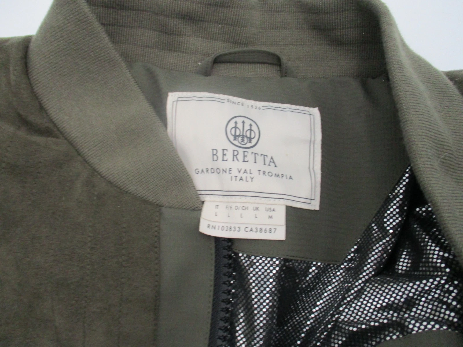 Beretta Bisley Windshield Jacket Green Total Eclipse Jacket - M - TECLIPSE3 - product detail image 6