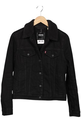 Levis Jacke Damen Anorak Jacket Kurzmantel Gr. S Baumwolle Schwarz #gw55v0j