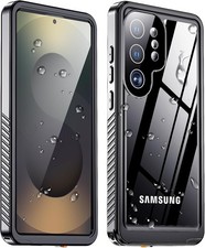 Case  Built-in Screen Protector for Samsung Galaxy S25 Ultra 6.9 Inch Waterproo