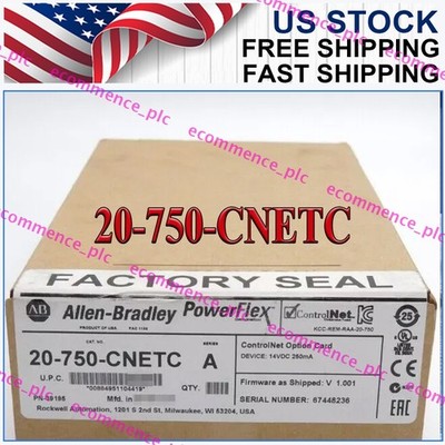 New Factory Sealed NEW PLC 20-750-CNETC SER. A 14VDC F/W V1.001 20750CNETC