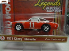 Auto World 1973 Chevy Chevelle Cale Yarborough Electric Slot Stock Car Lagends